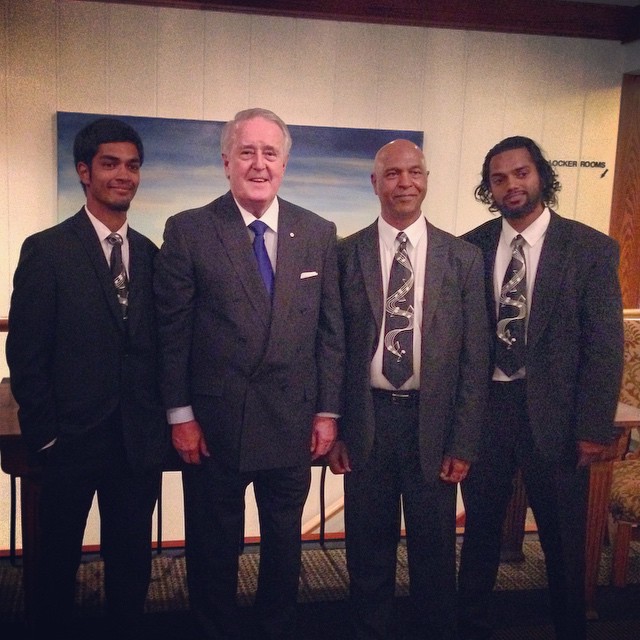 Hon Brian Mulroney with Liquid Jazz Project